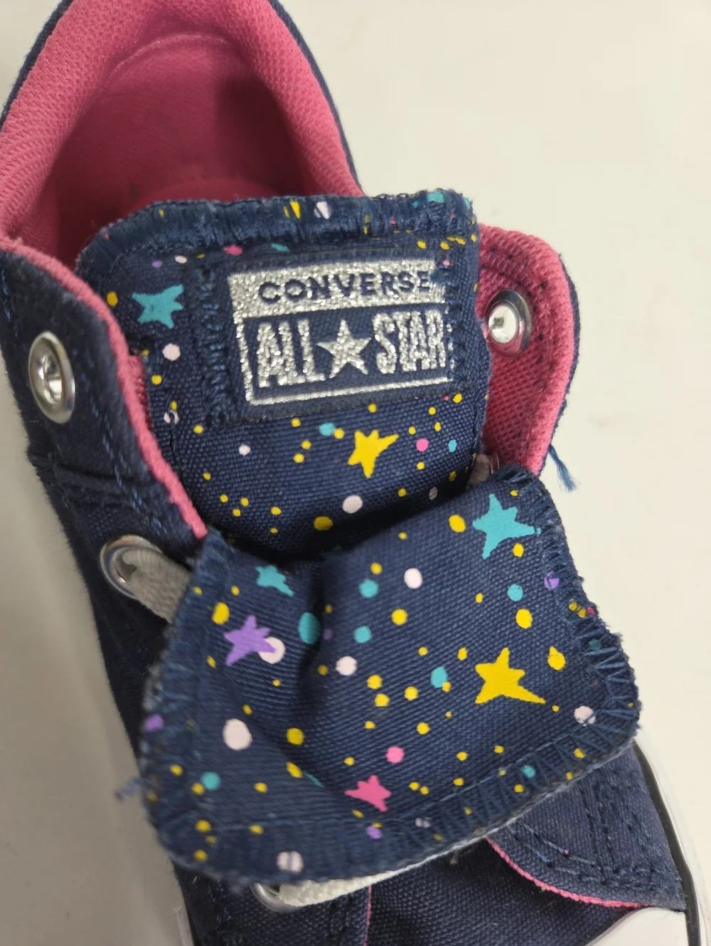 Converse Toddler Girl's Double Tongue All Star Maddie Gravity Graphic Sneaker 9